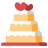 Icône gâteau de mariage